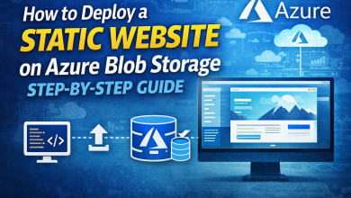 How to Deploy a Static Website on Azure Blob Storage – Step-by-Step Guide