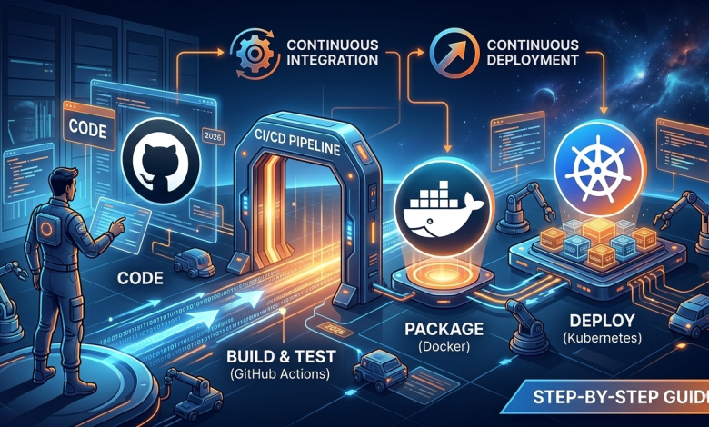 Complete DevOps CI/CD Pipeline with GitHub Actions, Docker & Kubernetes (Step-by-Step Guide)