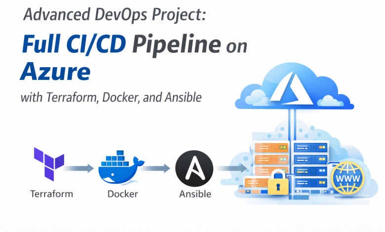 Advanced DevOps Project: Full CI/CD Pipeline on Azure with Terraform, Docker, and Ansible