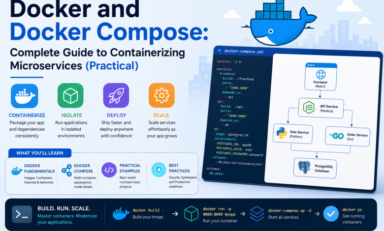 Docker and Docker Compose: Complete Guide to Containerizing Microservices (Practical)